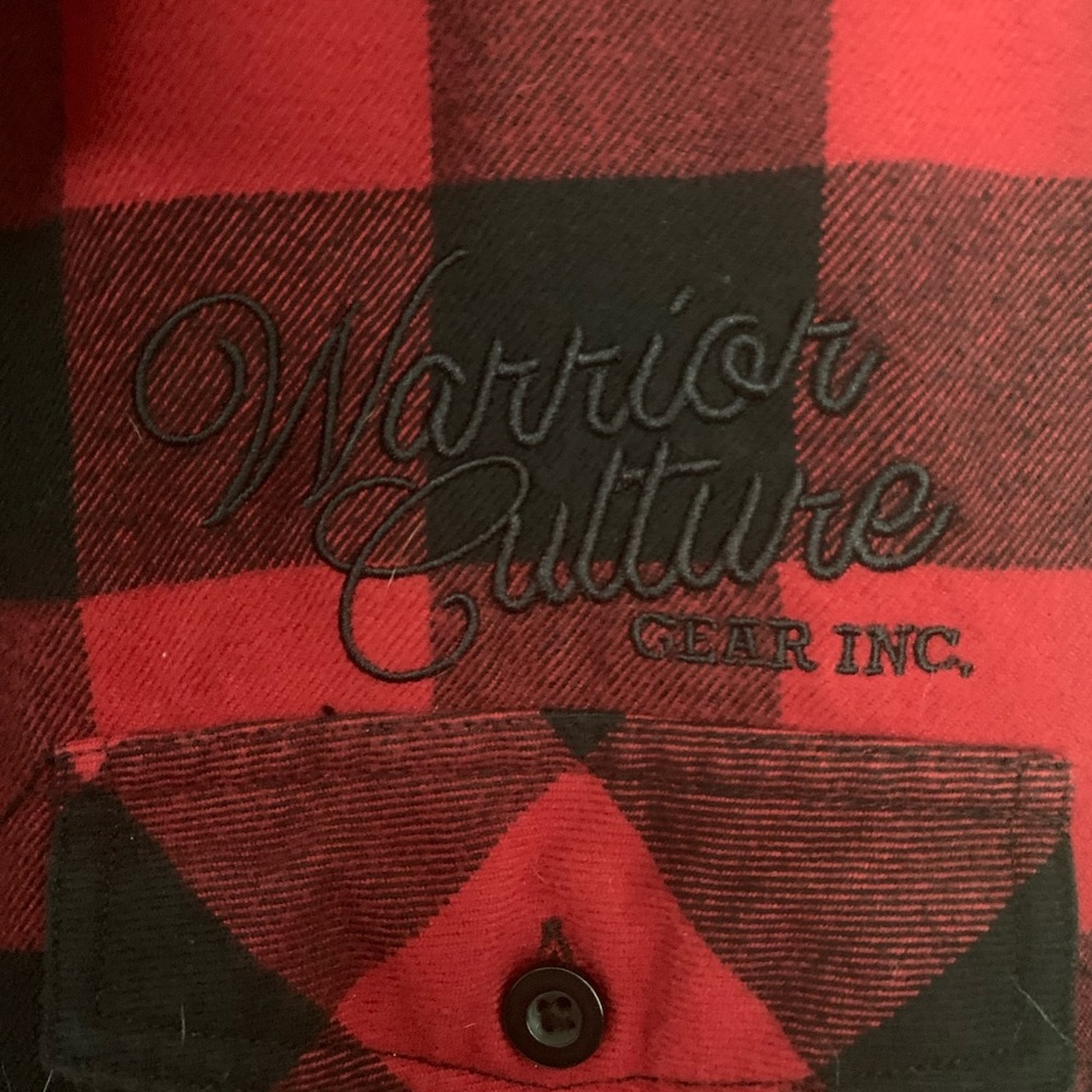 Warrior Culture Gear Embroidered Flannel